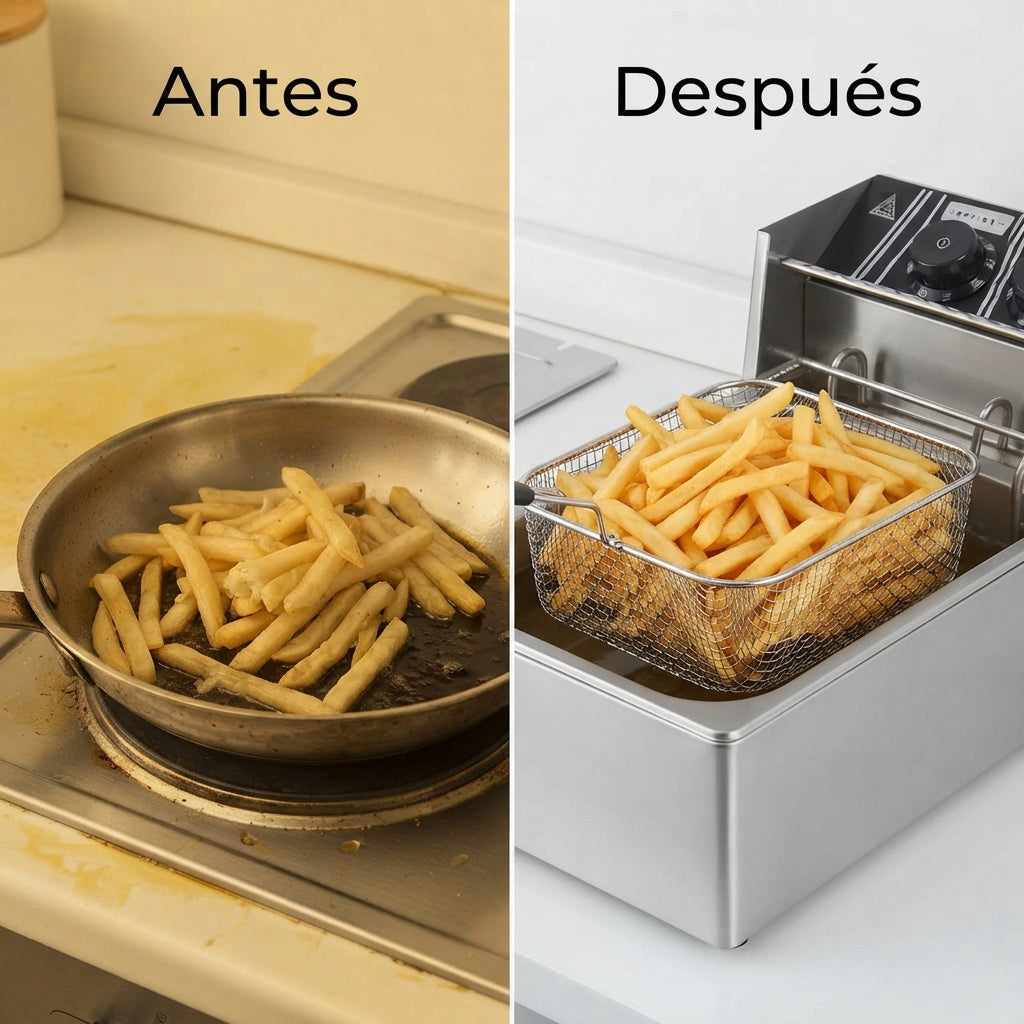 FryMaster Freidora Pro™ + Tapa & Canastillo de Regalo