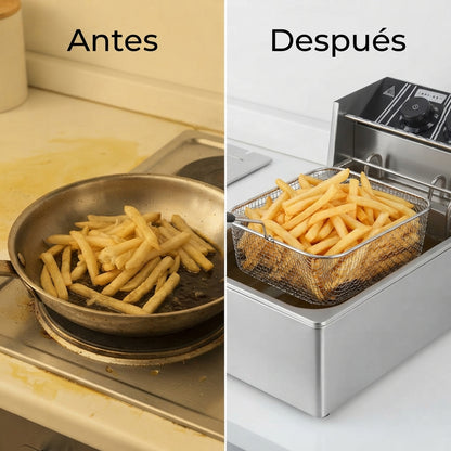 FryMaster Freidora Pro™ + Tapa & Canastillo de Regalo